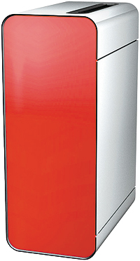 Schreibtisch-Aktenvernichter AL1 ROT